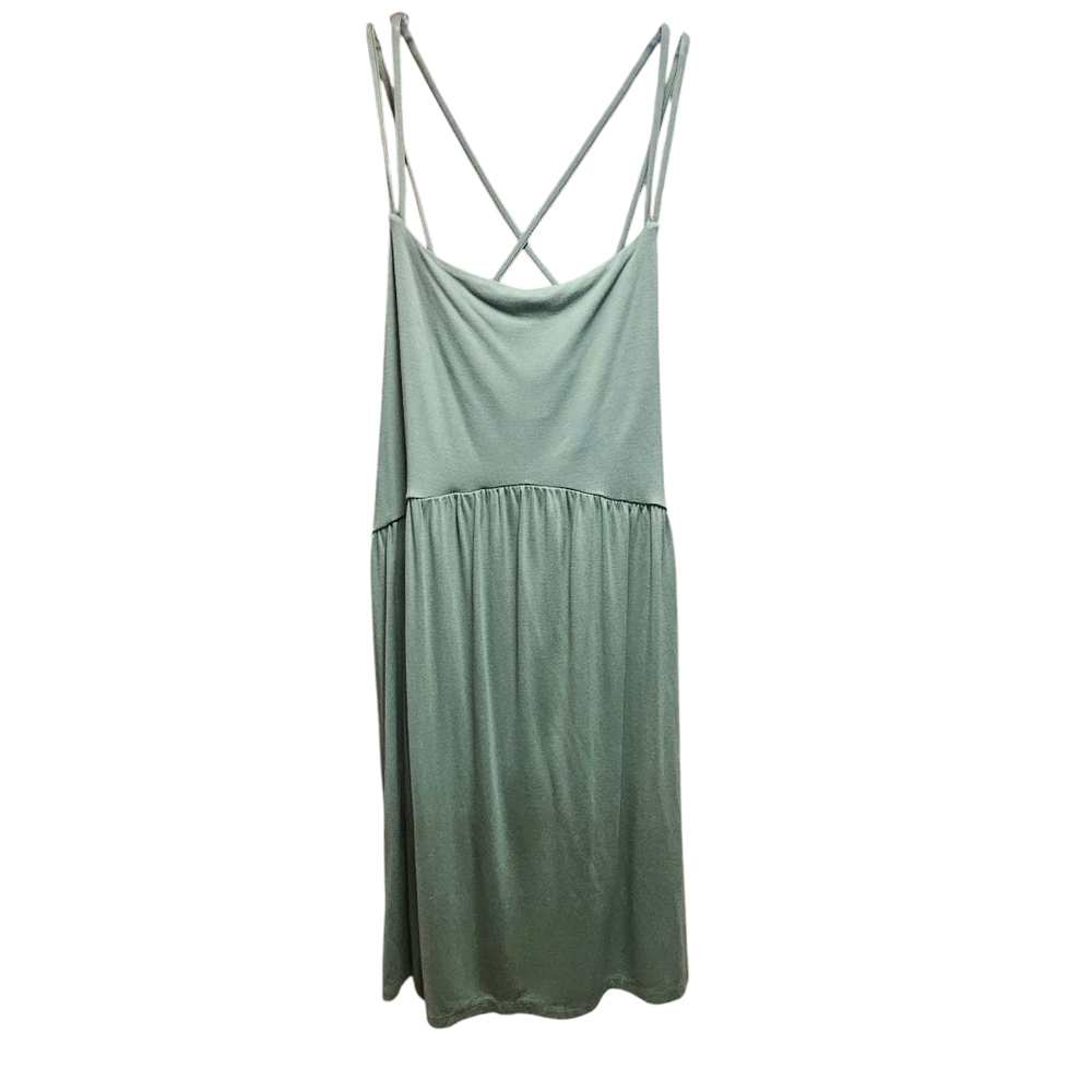 Old Navy Green Spaghetti Strap Dress